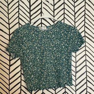 floral crop top